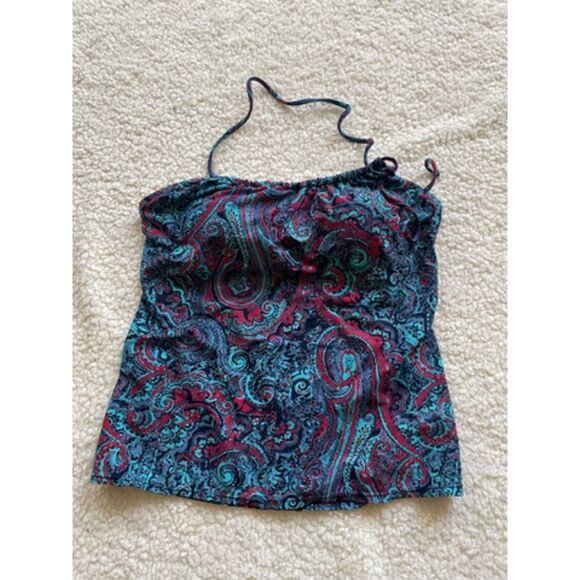 Size Medium Merona Tankini Bathing Suit Top - Picture 1 of 2